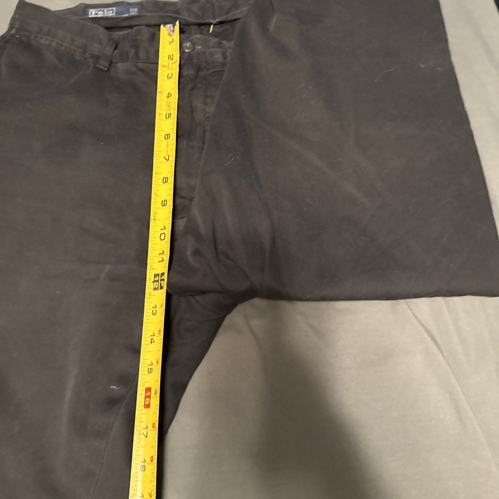 Polo Ralph Lauren Prospect Pant Black Chino Khaki Pants Trousers Mens Size 36x32 - Picture 5 of 16